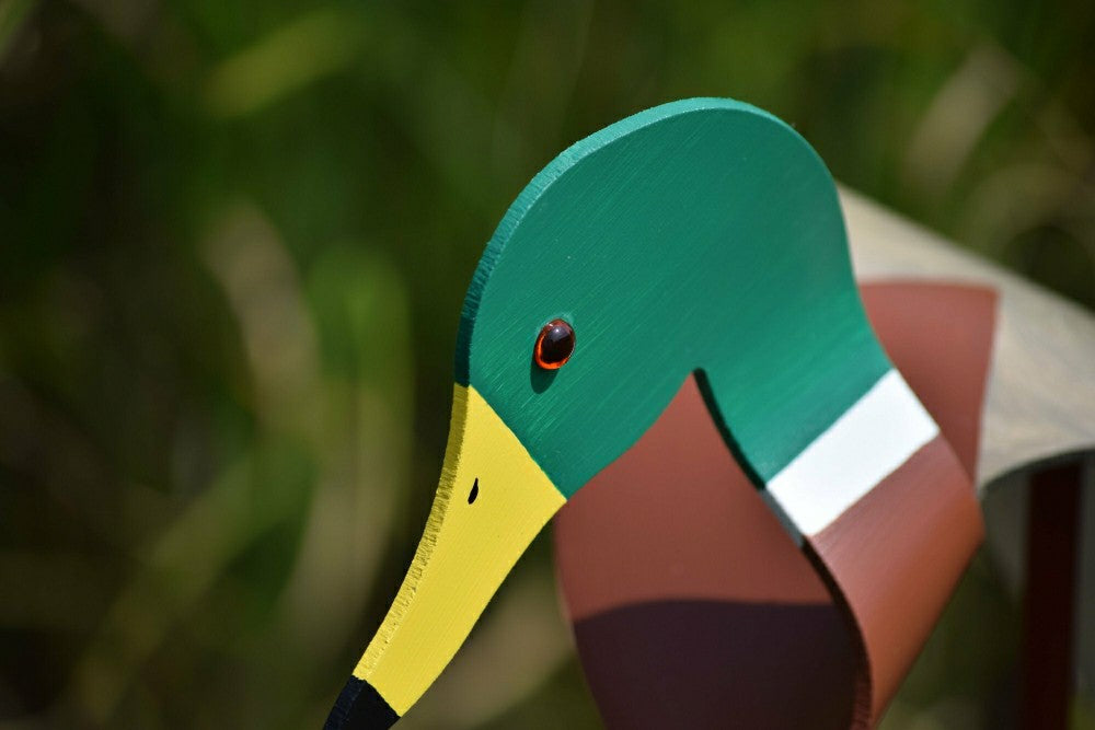 Mallard Duck Dancing Bird Garden Stake | Plow & Hearth
