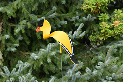 Goldfinch Garden Dancing Bird Stake | Plow & Hearth