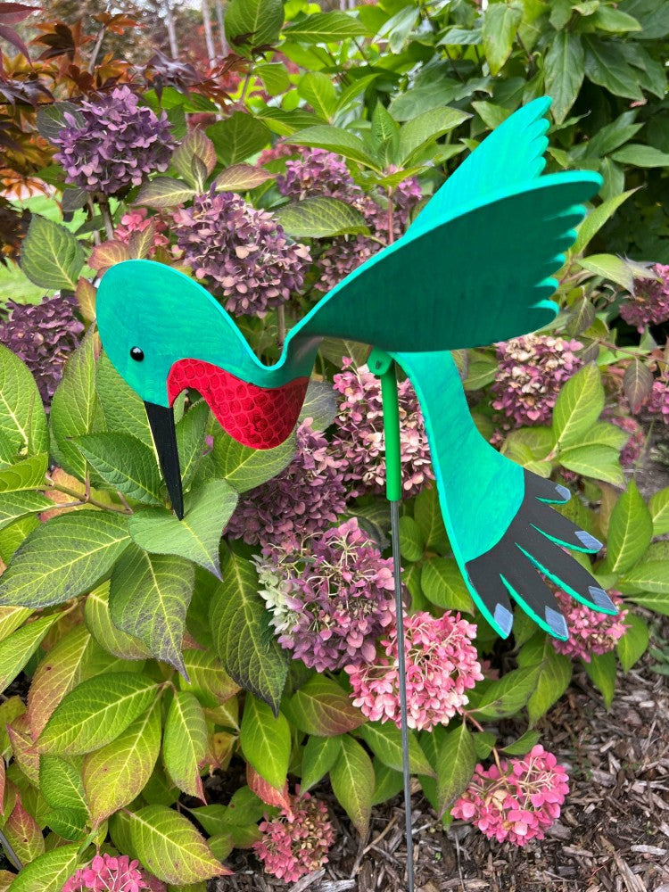 Hummingbird Dancing Bird Garden Stake | Plow & Hearth