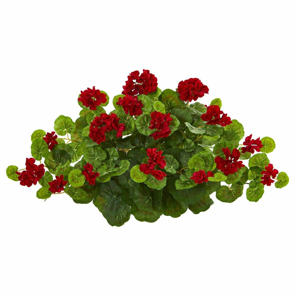 24” Geranium Artificial Ledge Plant | Plow & Hearth