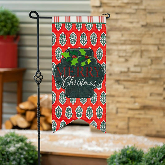 Merry Christmas Pennant Everlasting Impressions | Plow & Hearth