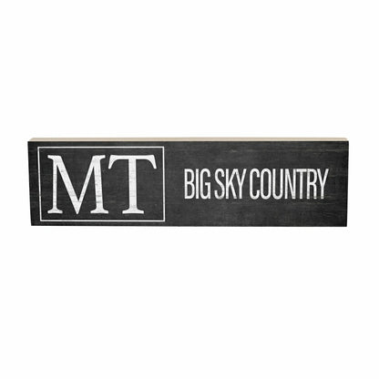State Wooden Mantle Sign Montana 18x5" | Plow & Hearth
