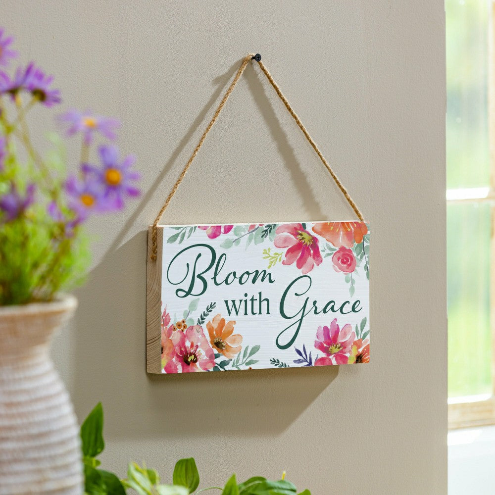Home Coordinates Dandelion Hanging Sign, Hello 11x6" | Plow & Hearth