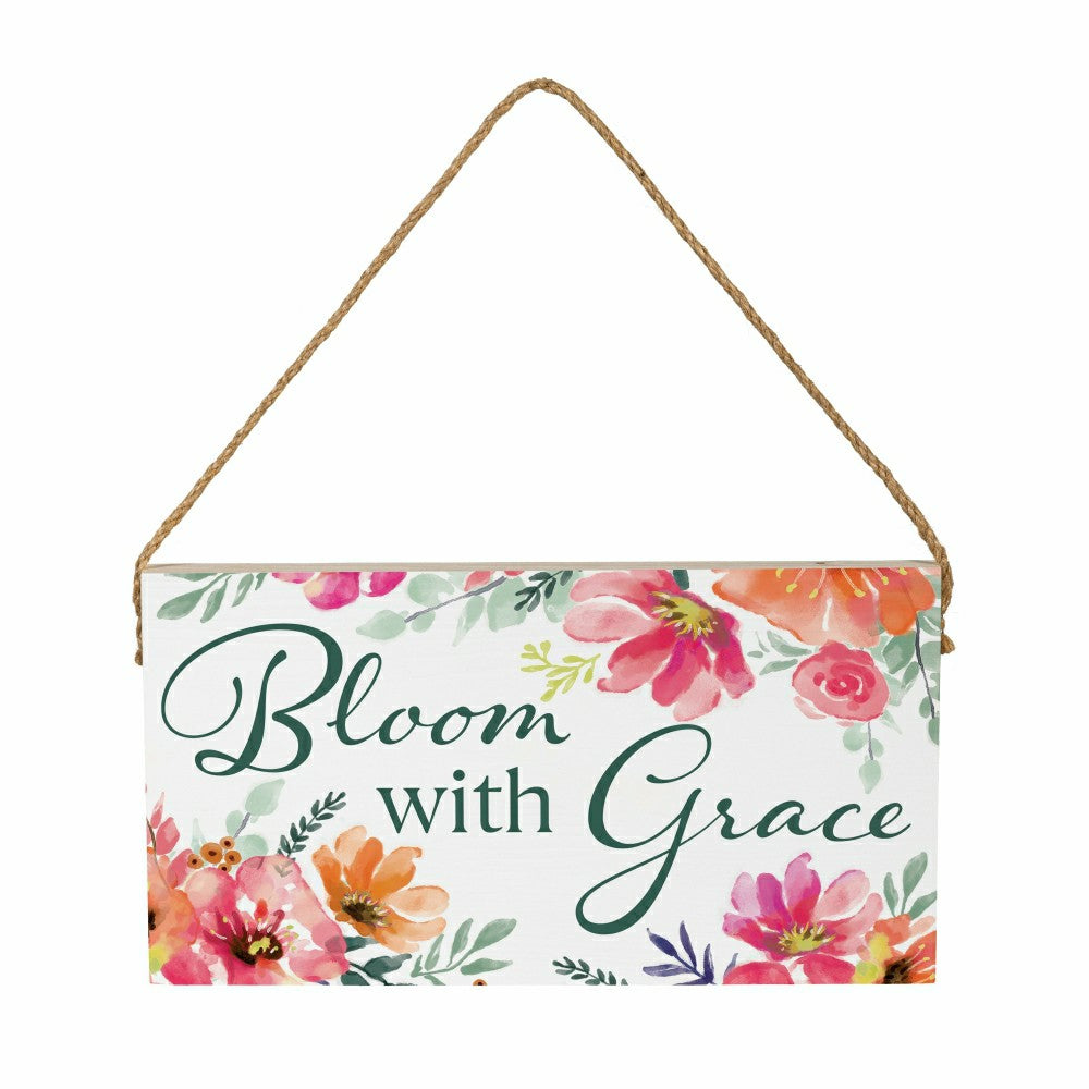 Home Coordinates Dandelion Hanging Sign, Hello 11x6" | Plow & Hearth