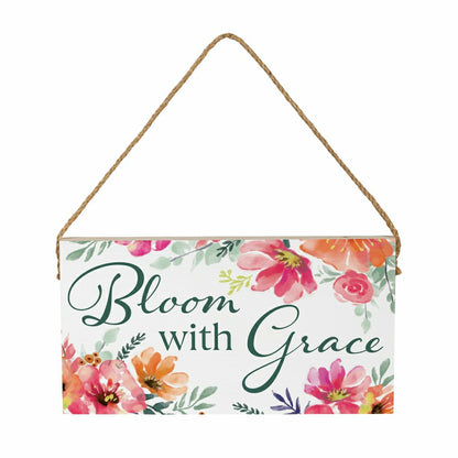 Home Coordinates Dandelion Hanging Sign, Hello 11x6" | Plow & Hearth