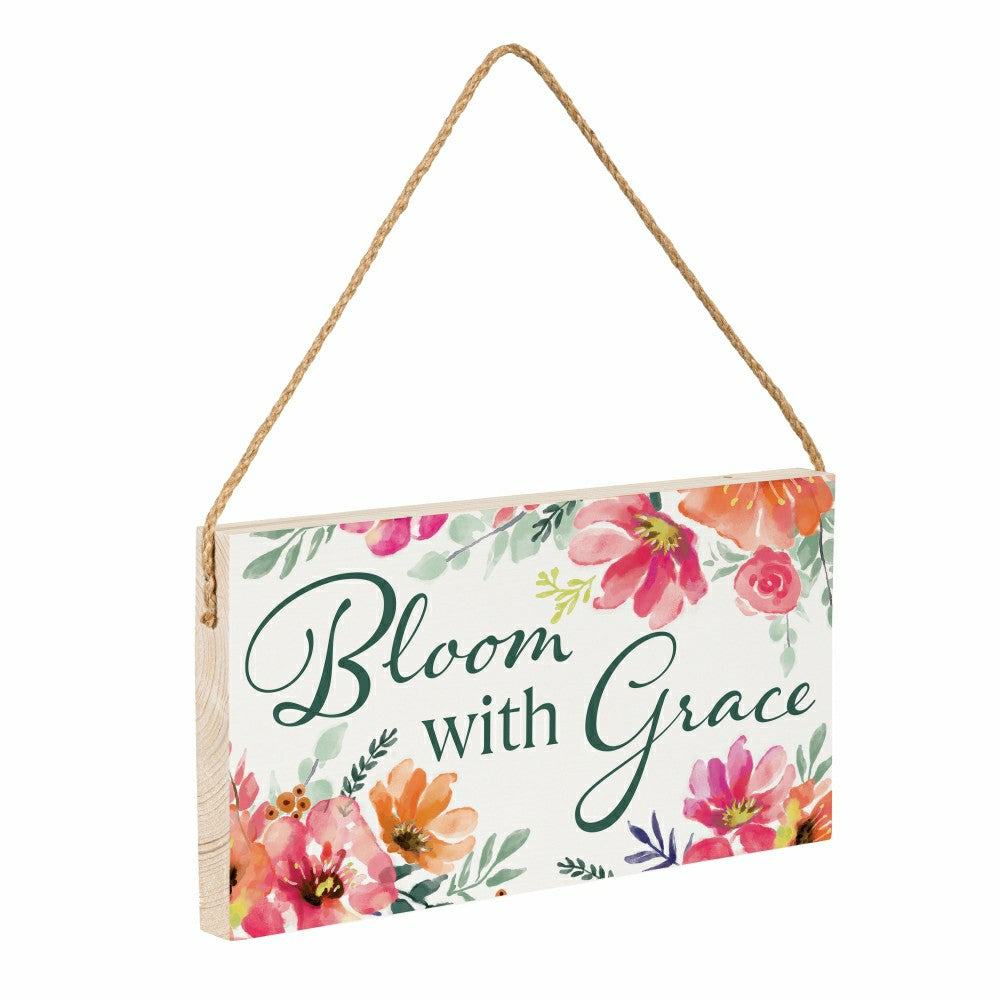 Home Coordinates Dandelion Hanging Sign, Hello 11x6" | Plow & Hearth