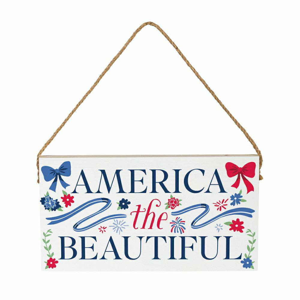 Americana Mantle Signs (18"x5" ) | Plow & Hearth