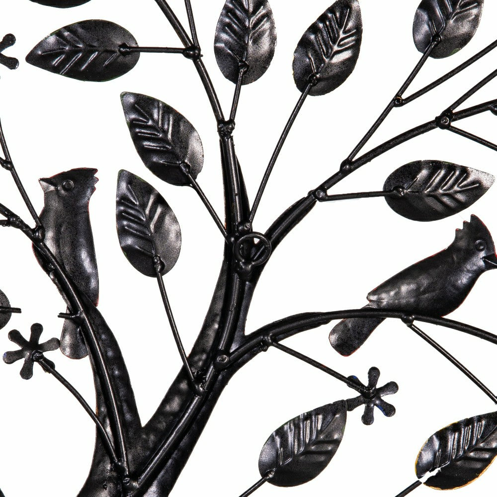 Cardinal Heart Tree Metal Wall Art | Plow & Hearth