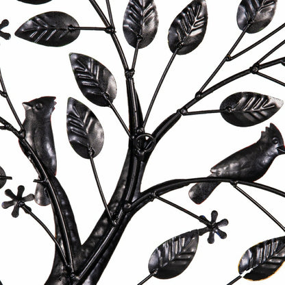 Cardinal Heart Tree Metal Wall Art | Plow & Hearth