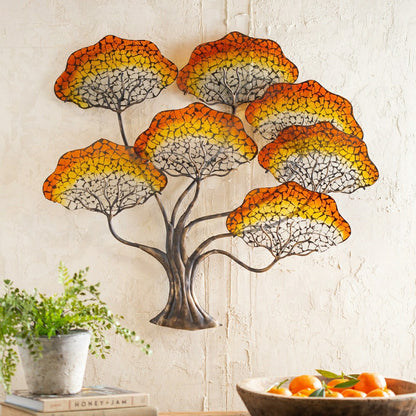 Ginkgo Tree Mosaic Wall Art | Plow & Hearth