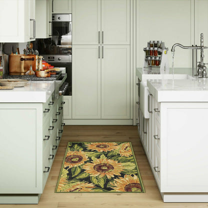 Esencia Sunflowers Indoor/Outdoor Rug | Plow & Hearth