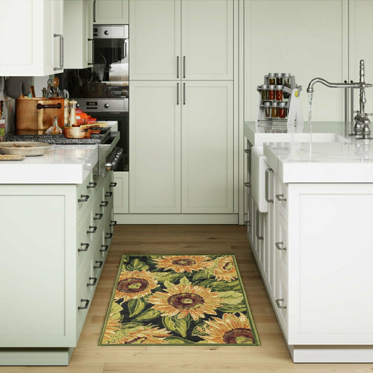 Esencia Sunflowers Indoor/Outdoor Rug | Plow & Hearth