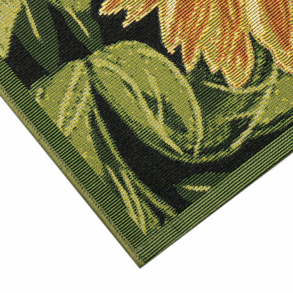 Esencia Sunflowers Indoor/Outdoor Rug | Plow & Hearth