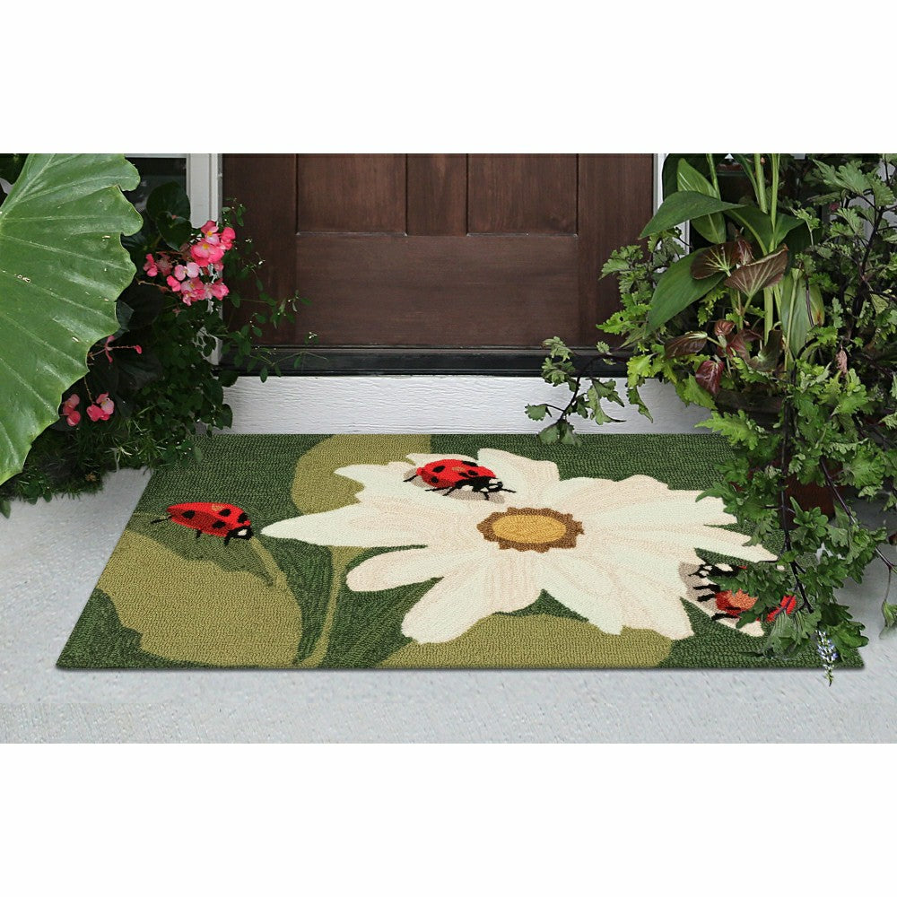 Liora Manne Frontporch Ladybugs Indoor/Outdoor Rug | Plow & Hearth