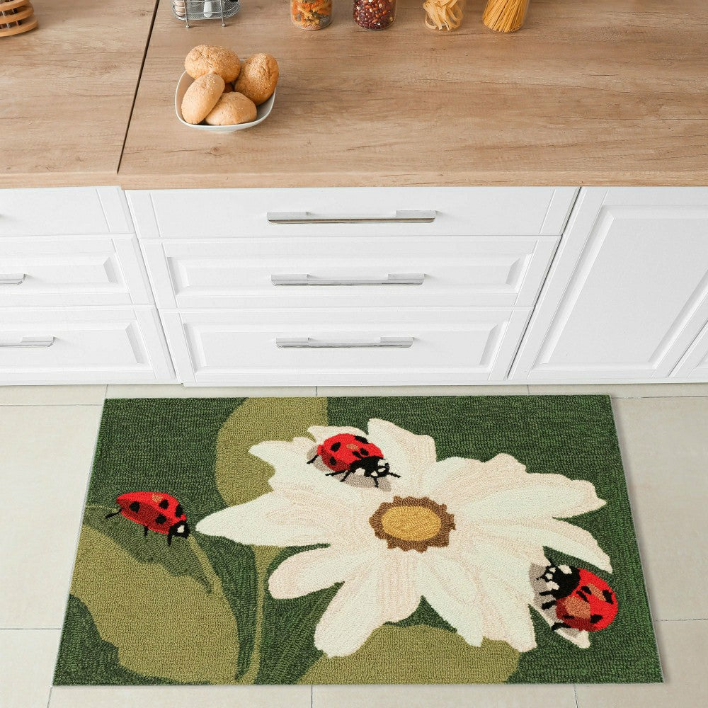 Liora Manne Frontporch Ladybugs Indoor/Outdoor Rug | Plow & Hearth
