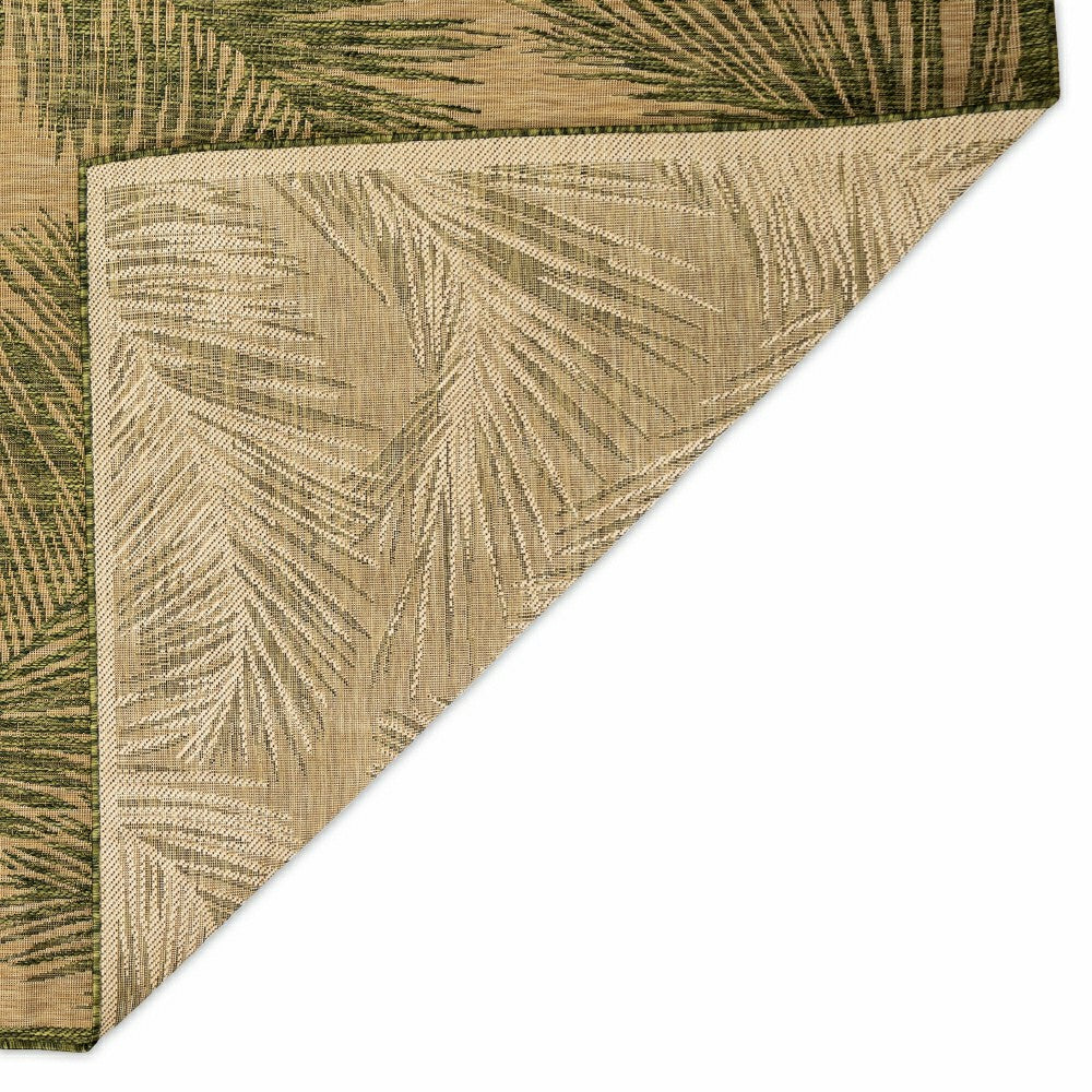 Liora Manne Carmel Fronds Indoor/Outdoor Area Rug Green 4'10" x 7'6" | Plow & Hearth