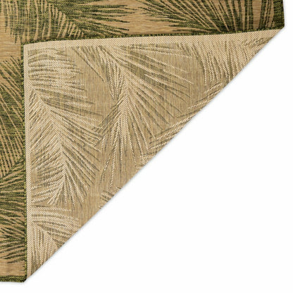 Liora Manne Carmel Fronds Indoor/Outdoor Area Rug Green 4'10" x 7'6" | Plow & Hearth
