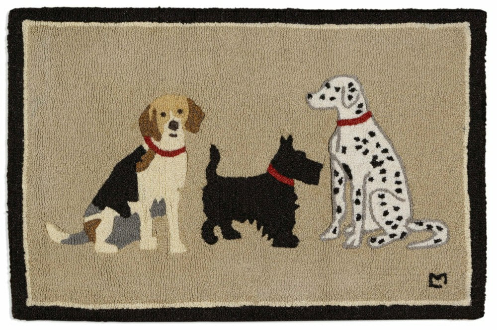 Loveable Pets Hooked Wool Rug, 2x3' | Plow & Hearth