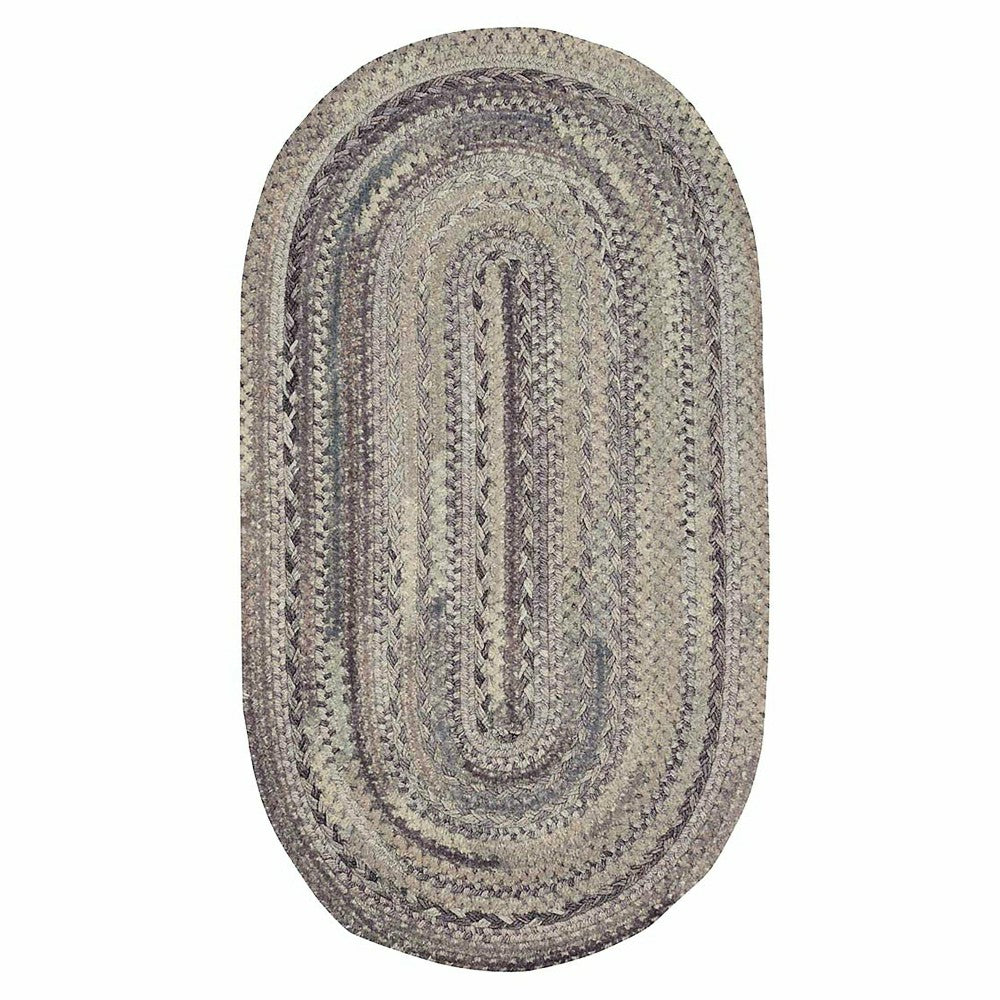 Oval Riverview Wool Blend Braided Rug, 24" x 36" | Plow & Hearth