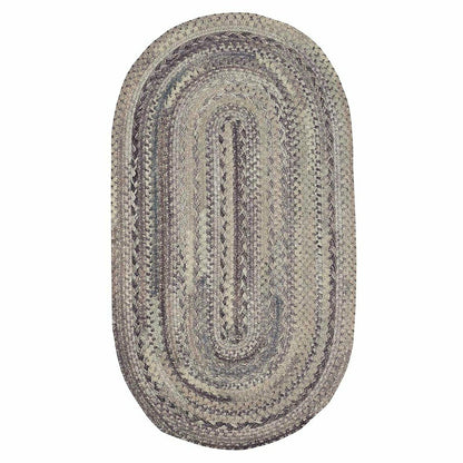 Oval Riverview Wool Blend Braided Rug, 24" x 36" | Plow & Hearth