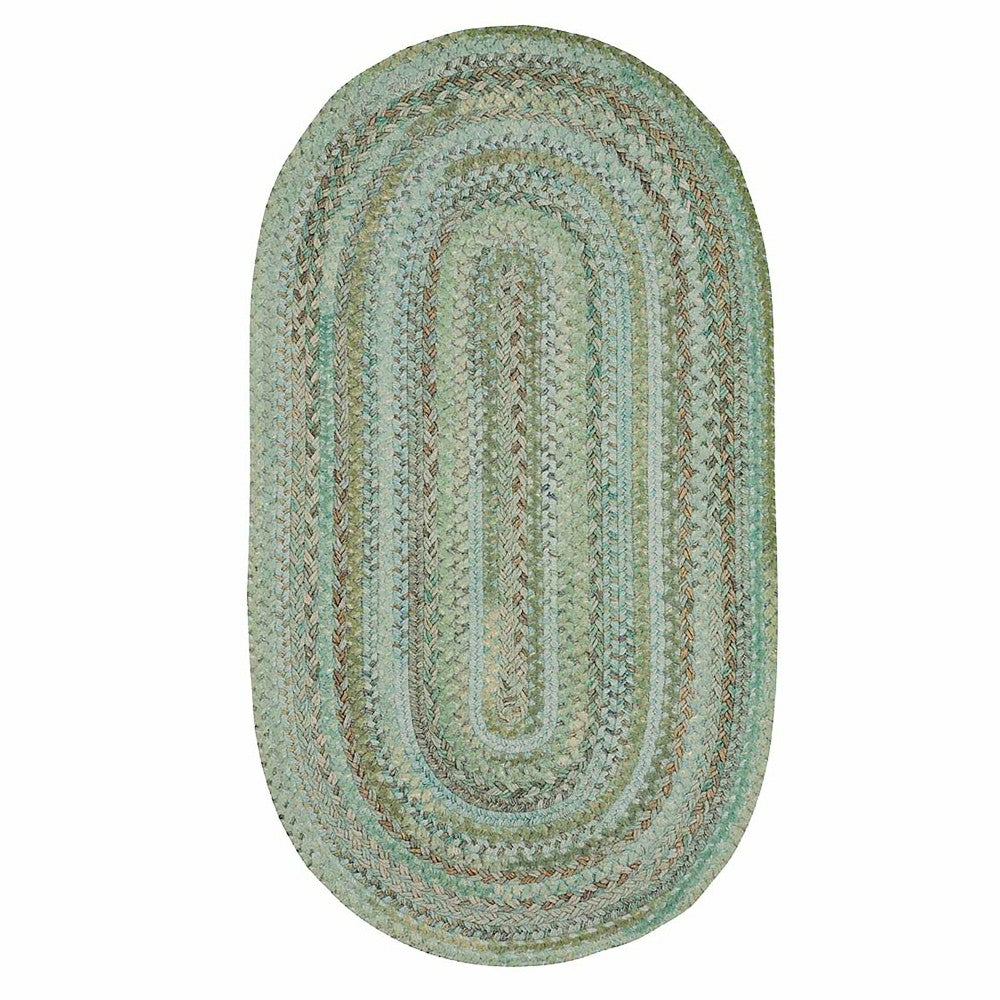 Oval Riverview Wool Blend Braided Rug, 24" x 36" | Plow & Hearth