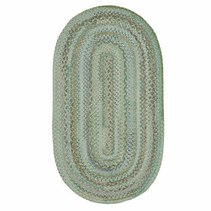 Oval Riverview Wool Blend Braided Rug, 24" x 36" | Plow & Hearth