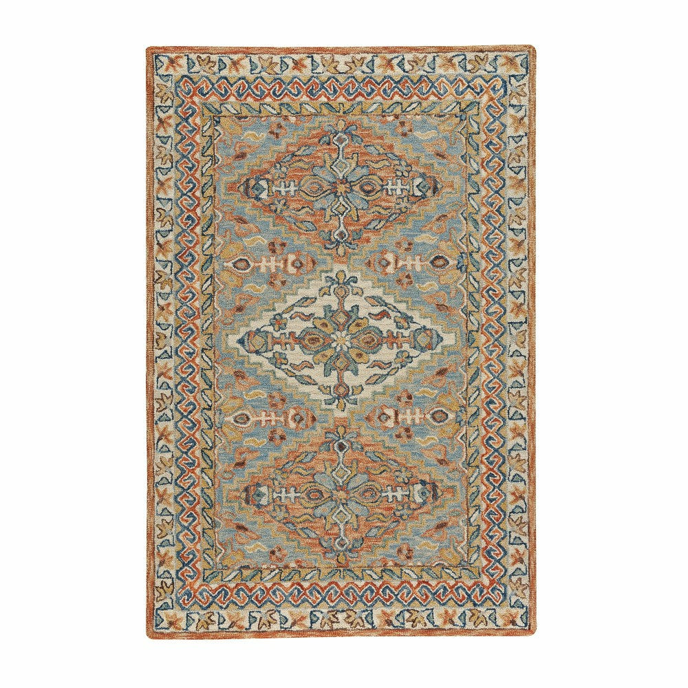 Mountain Sunset Wool Rug, 5' x 8' | Plow & Hearth
