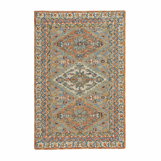 Mountain Sunset Wool Rug, 3'6" x 5'6" | Plow & Hearth