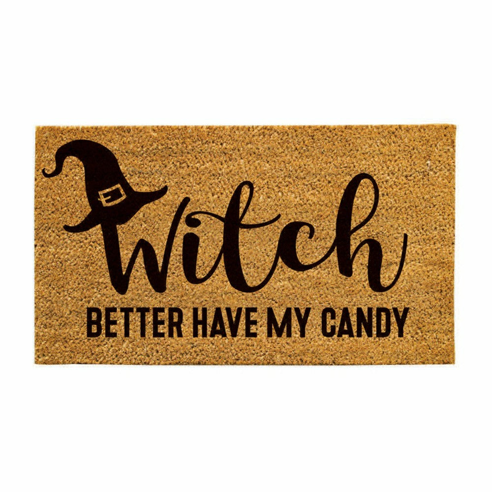 Witch Better Have My Candy Coir Doormat, 28"x16" | Plow & Hearth