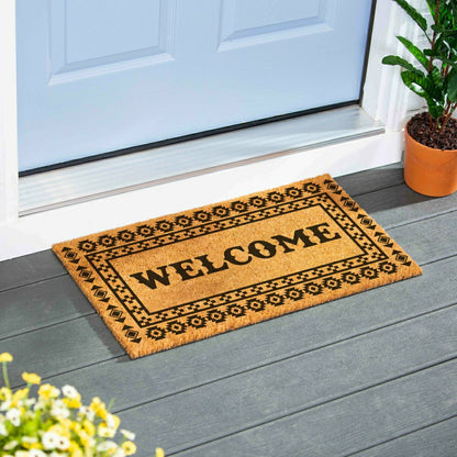 EG Studio Southwest/Texas Coir Mat, 28"x16" | Plow & Hearth