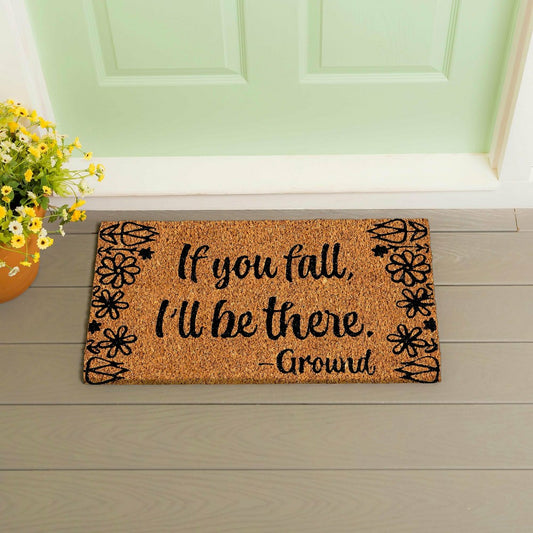 If You Fall Coir Mat | Plow & Hearth