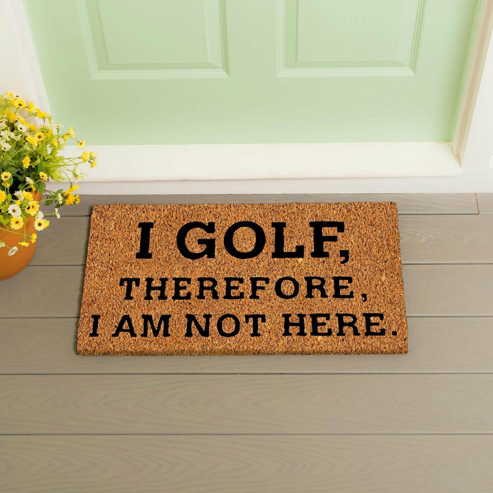 I Golf Coir Mat | Plow & Hearth