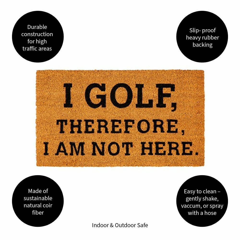 I Golf Coir Mat | Plow & Hearth