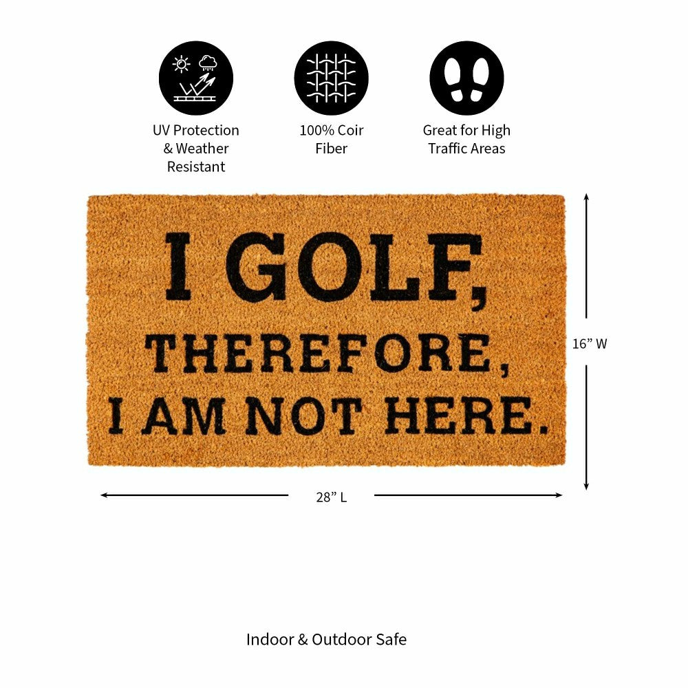 I Golf Coir Mat | Plow & Hearth