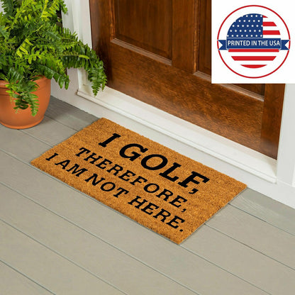 I Golf Coir Mat | Plow & Hearth