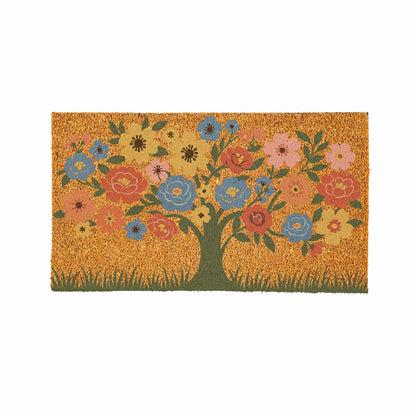Blooming Tree of Life Coir Mat | Plow & Hearth