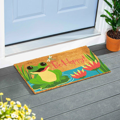 Be Hoppy Coir Mat | Plow & Hearth