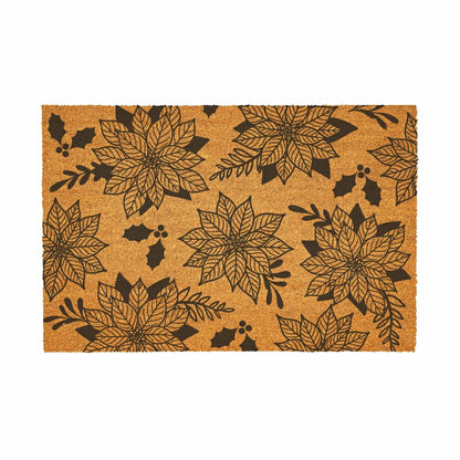 Flower & Stripes Coir Mat, 36"x24" | Plow & Hearth