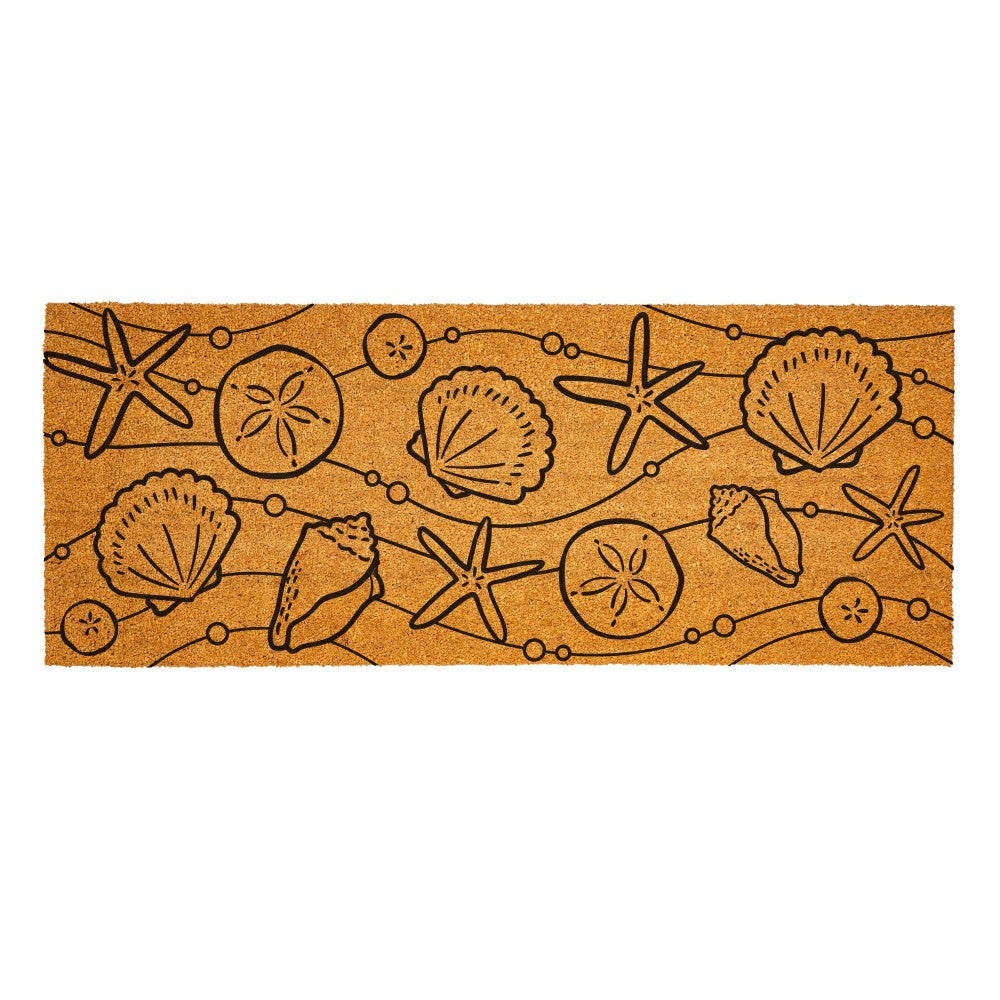 EG Studio Palm Beach Coastal Coir Mat (60x24) | Plow & Hearth