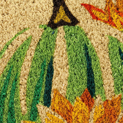 Harvest Pumpkin Coir Mat | Plow & Hearth