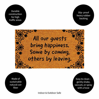 All Our Guest Coir Mat | Plow & Hearth