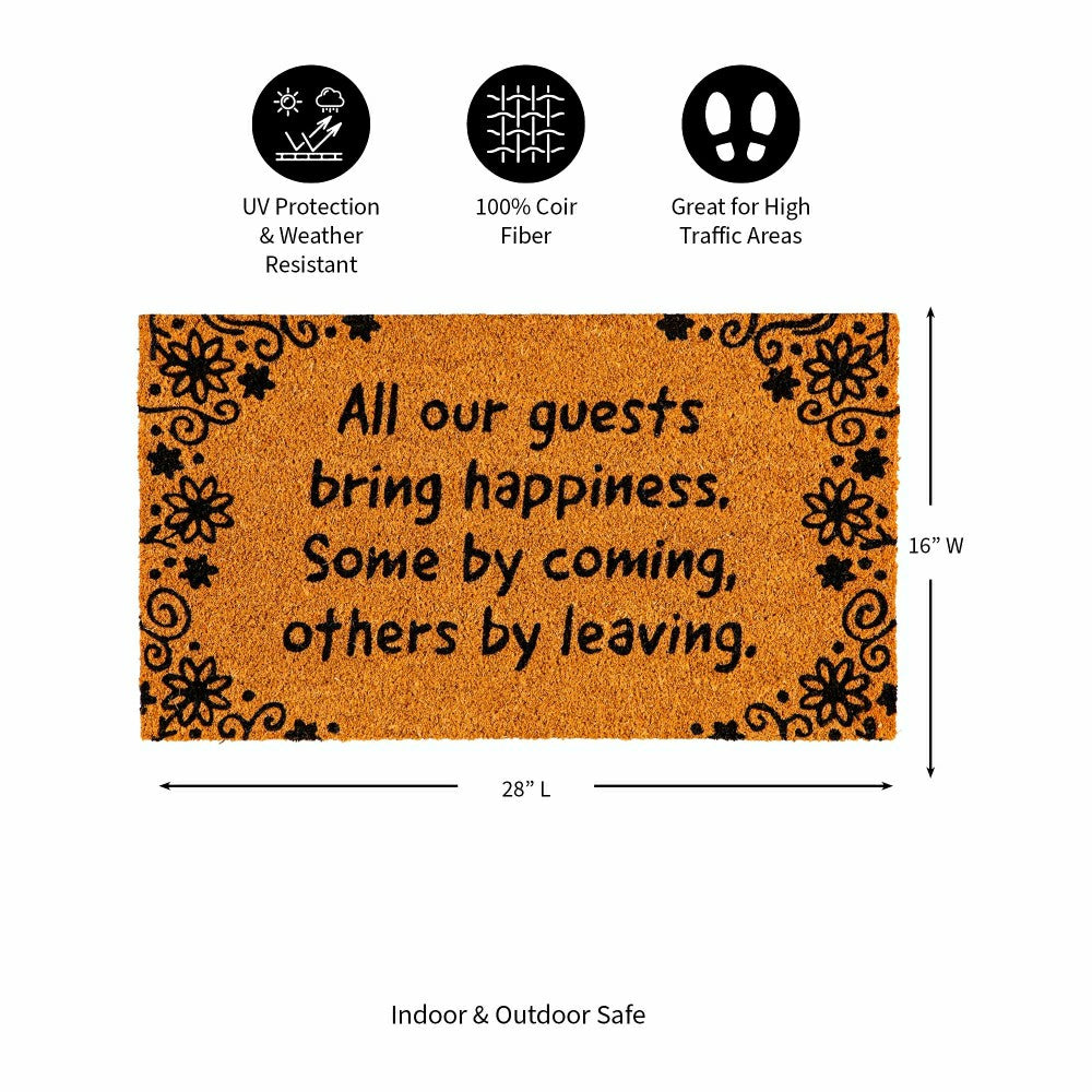 All Our Guest Coir Mat | Plow & Hearth