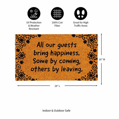 All Our Guest Coir Mat | Plow & Hearth
