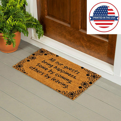 All Our Guest Coir Mat | Plow & Hearth