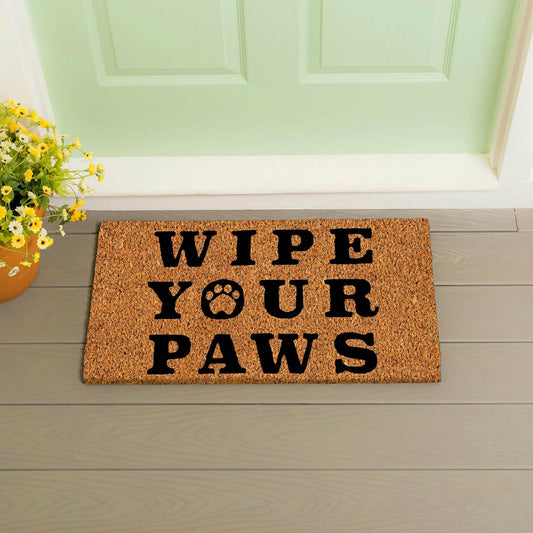 Wipe your paws Coir Mat | Plow & Hearth
