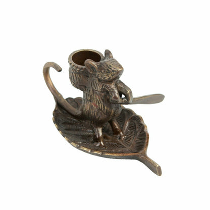Intrepid Mouse Candle Holder | Plow & Hearth