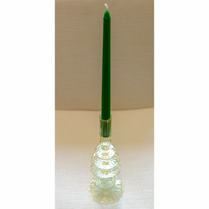 Buttercream Yellow Ribbed Candle Holder, Set of 2 | Plow & Hearth