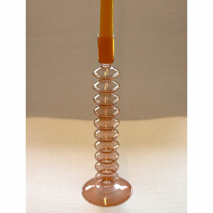 Coraline Peach Candle Holder, Set of 2 | Plow & Hearth