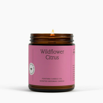 Wildflower Citrus Jar Candle | Plow & Hearth