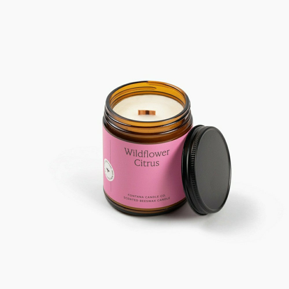 Wildflower Citrus Jar Candle | Plow & Hearth